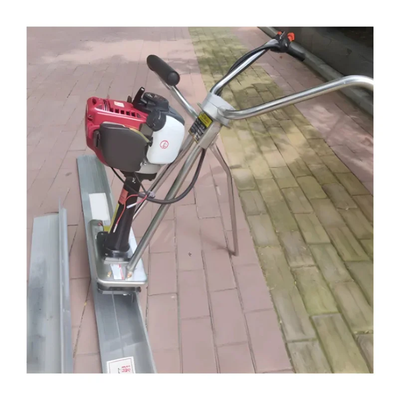 High Efficiency Walk Behind Vibrating Screed Machine Vibration Ruler Hand Held Vibratory Floor Finishing Level - view 6