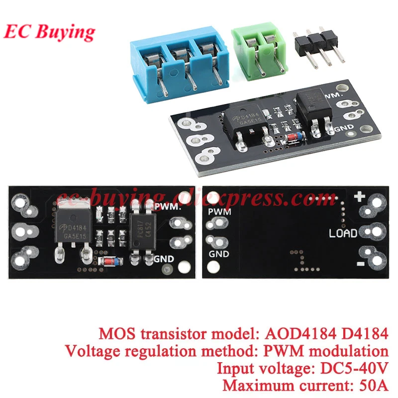 1Pc-10Pcs FR120N LR7843 AOD4184 D4184 Isolated MOSFET MOS Tube FET Module 100V 9.4A 30V 161A 40V 50A Board PWM Speed Regulator