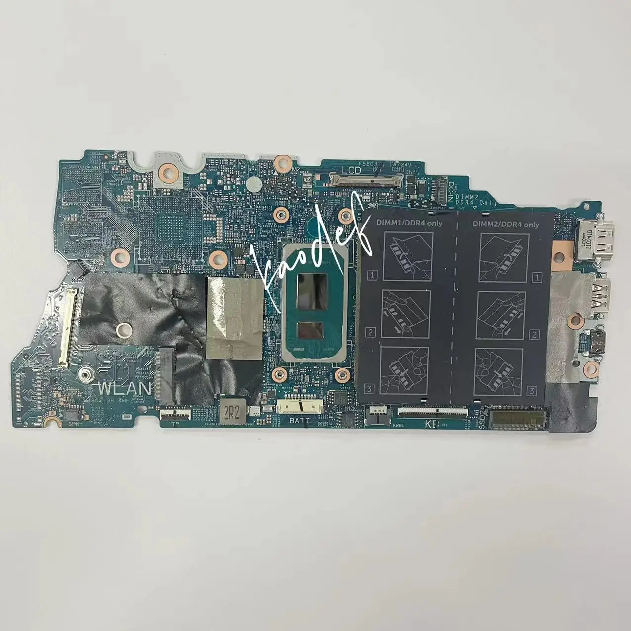 Imagem -03 - Dell Inspiron 5406 Placa-mãe Laptop em Cpu Intel Core I51135g7 Srk05 Ddr4 Cn0fw6f0 0fw6f0 Fw6f0