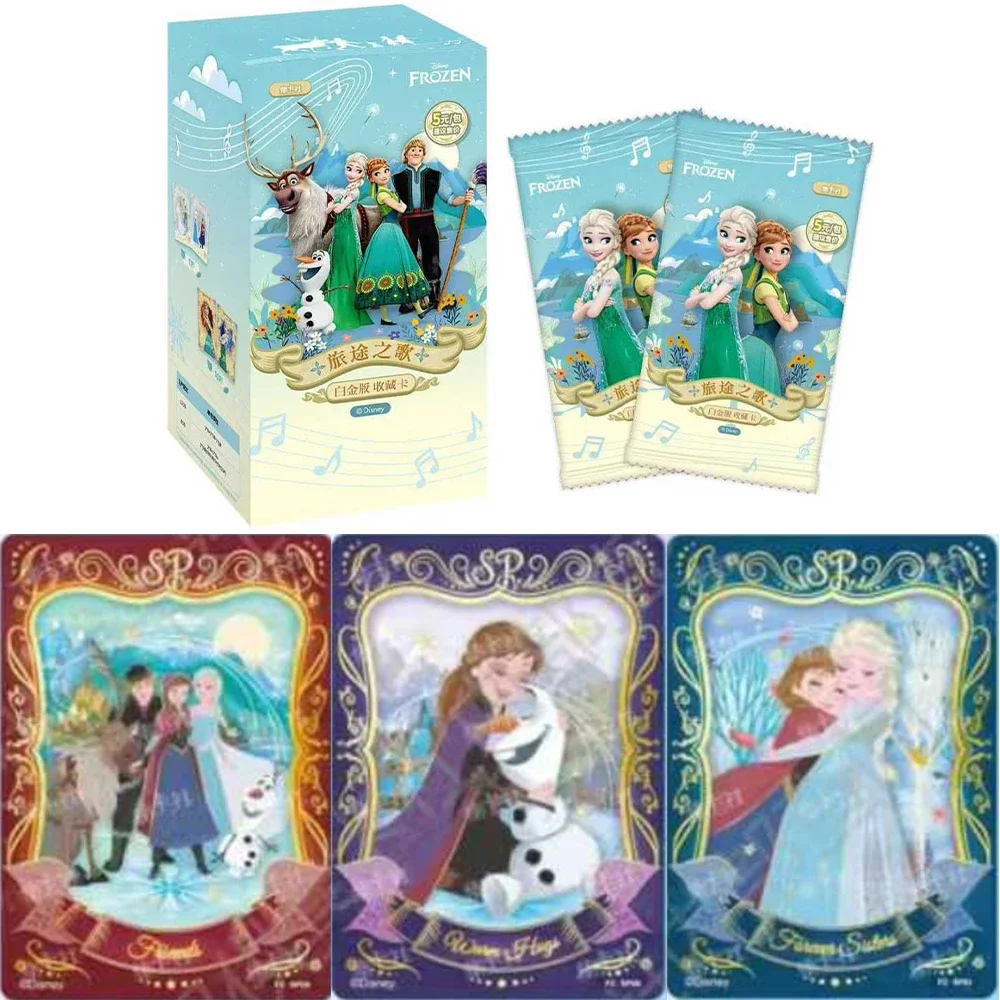 

Подлинная карта «Холодное сердце» Disney Aisha, карта принцессы Arendelle Magical Journey Platinum Edition, коллекционные карты, игрушки, подарки