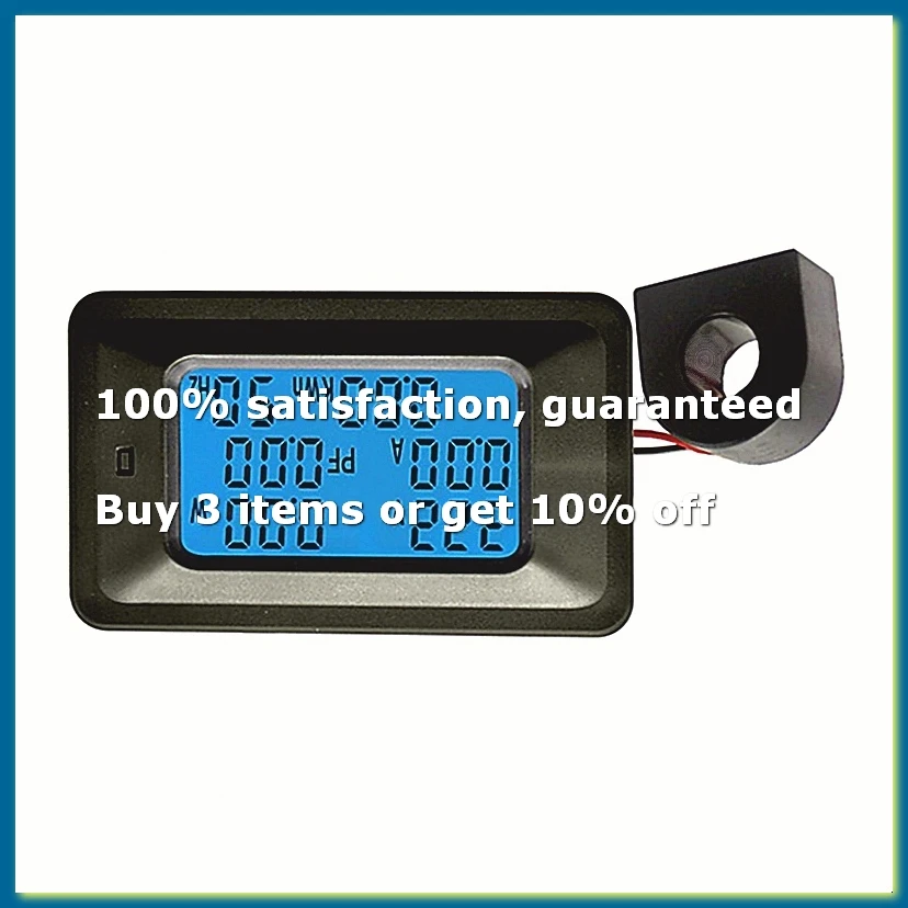 AC110-250V 100A LED Digital Voltmeter Ammeter Wattmeter Power Meter Volt Wattmeter Tester Detector Indicator