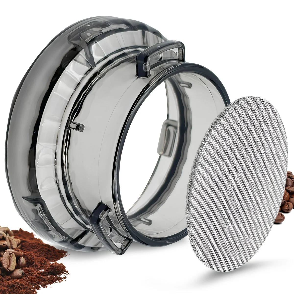 Conjunto de Funil Dosador de Espresso de 54mm e Tela para Portafiltros Breville, Compatível com Breville 8series Barista e Bambino