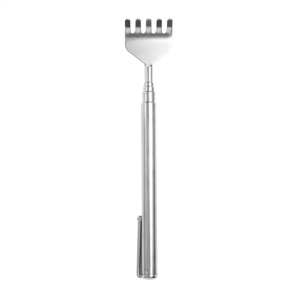 

Retractable Back Scratcher Up To 19.69inch Pen Clip Itch Scratcher Stainless Steel Handy Itch Massage Tool Old Person