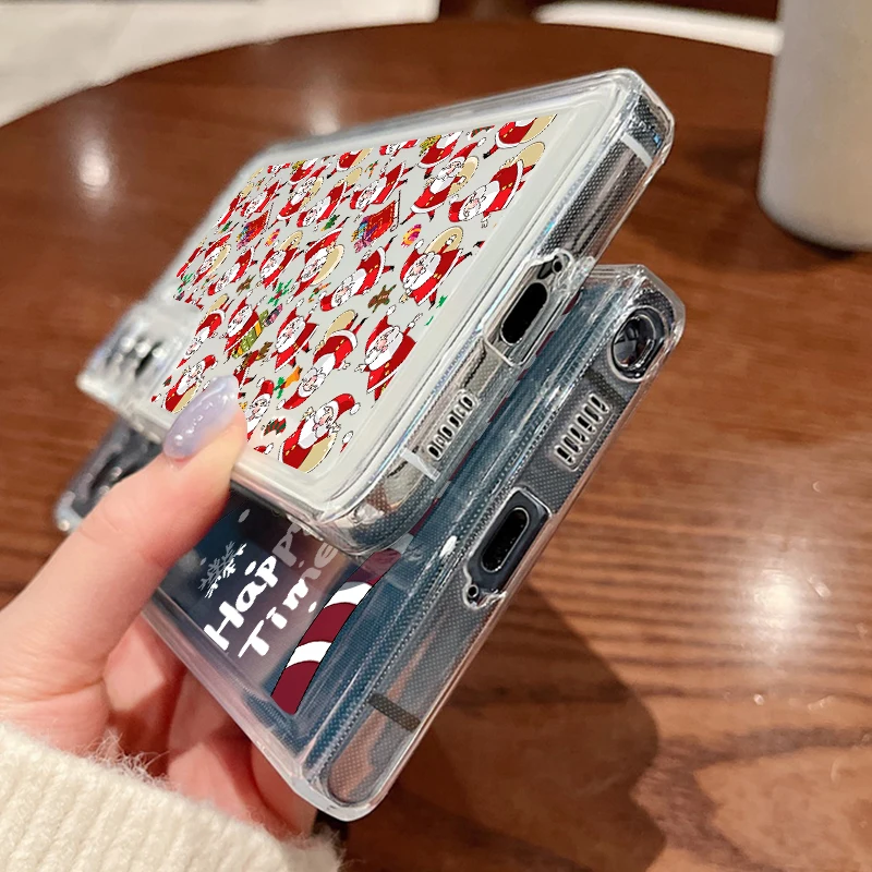 عيد ميلاد سعيد سيليكون قضية الهاتف لسامسونج غالاكسي A17 A55 A56 A16 A26 A36 A35 A15 S25 حافة S23 S24 الترا S22 S24 FE غطاء #6