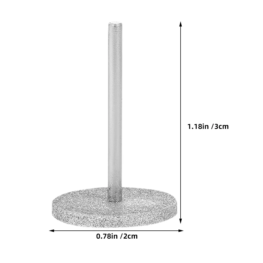 4 個電気ファイルドリルビットマニキュアツールポータブルネイルドリルプロフェッショナルネイルアートサンディングディスク交換用フラットヘッド