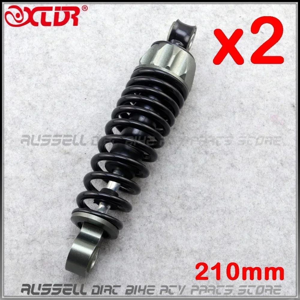 Suspensio 210mm Rear Oil Black Shock Absorber 1 Pair For Harley Scooter PIT QUAD DIRT E-BIKE ATV