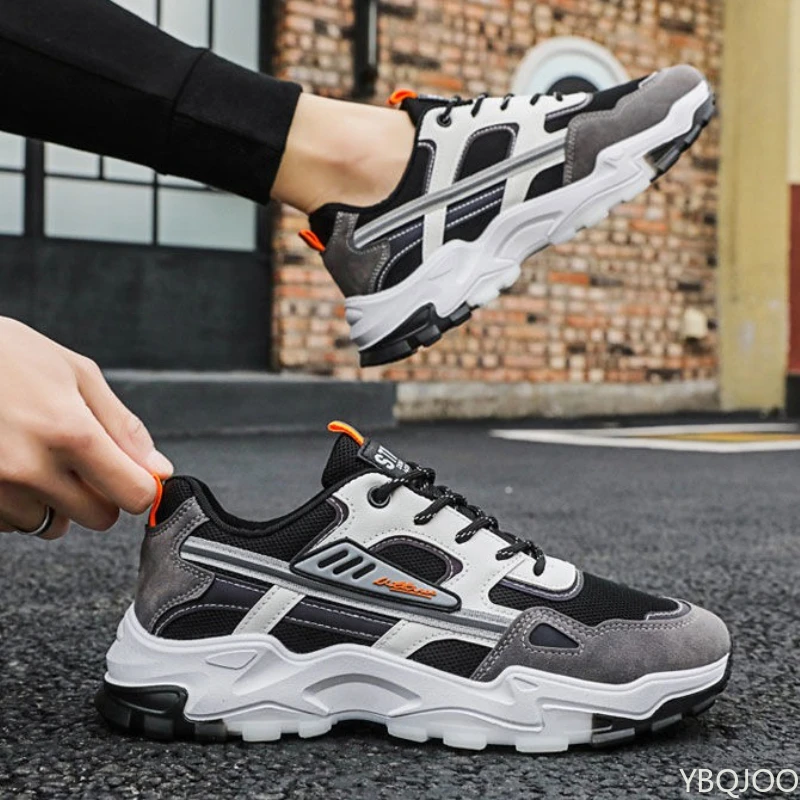 2025 Large Size Autumn Fashion New Item Breathable Casual Comfortable Men's Shoes Versatile Lightweight Flat Sports Men's Shoes