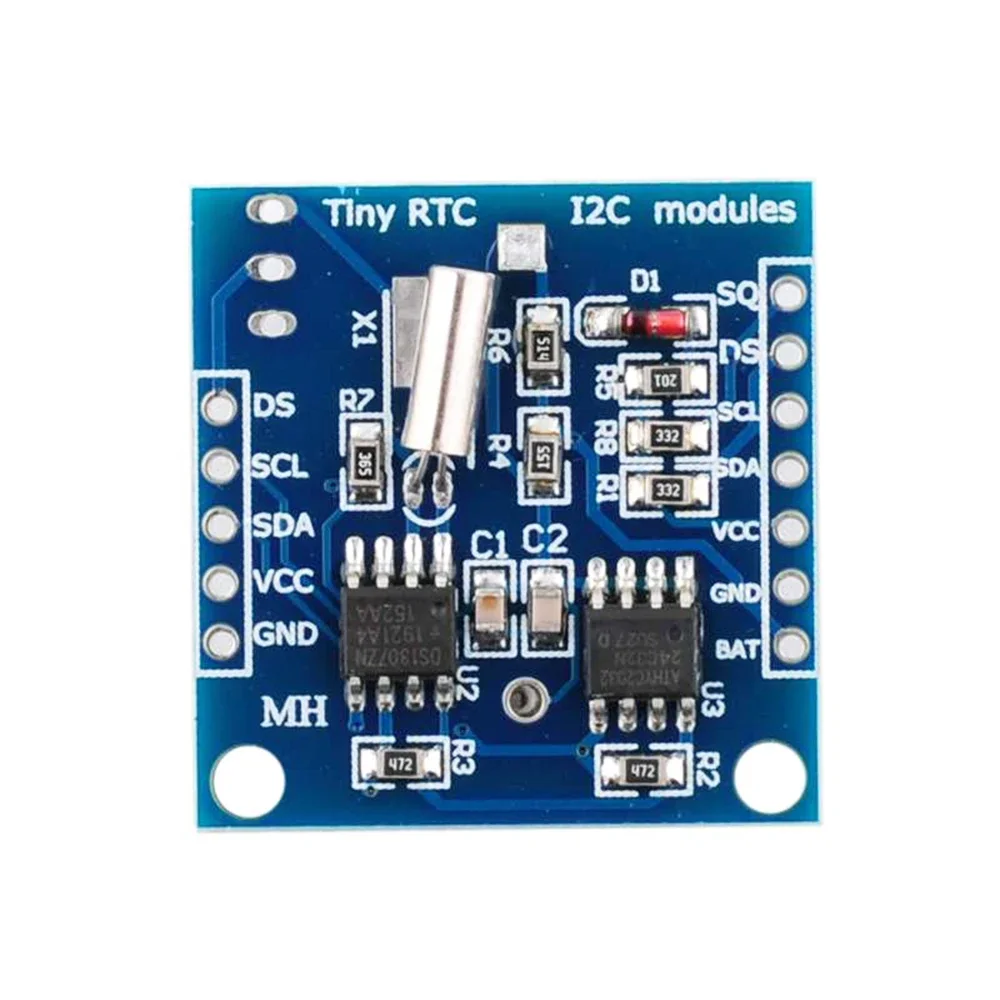 Módulo RTC DS1307 de 10 piezas con memoria AT24C32-reloj en tiempo real I2C para proyectos Arduino AVR PIC ARM