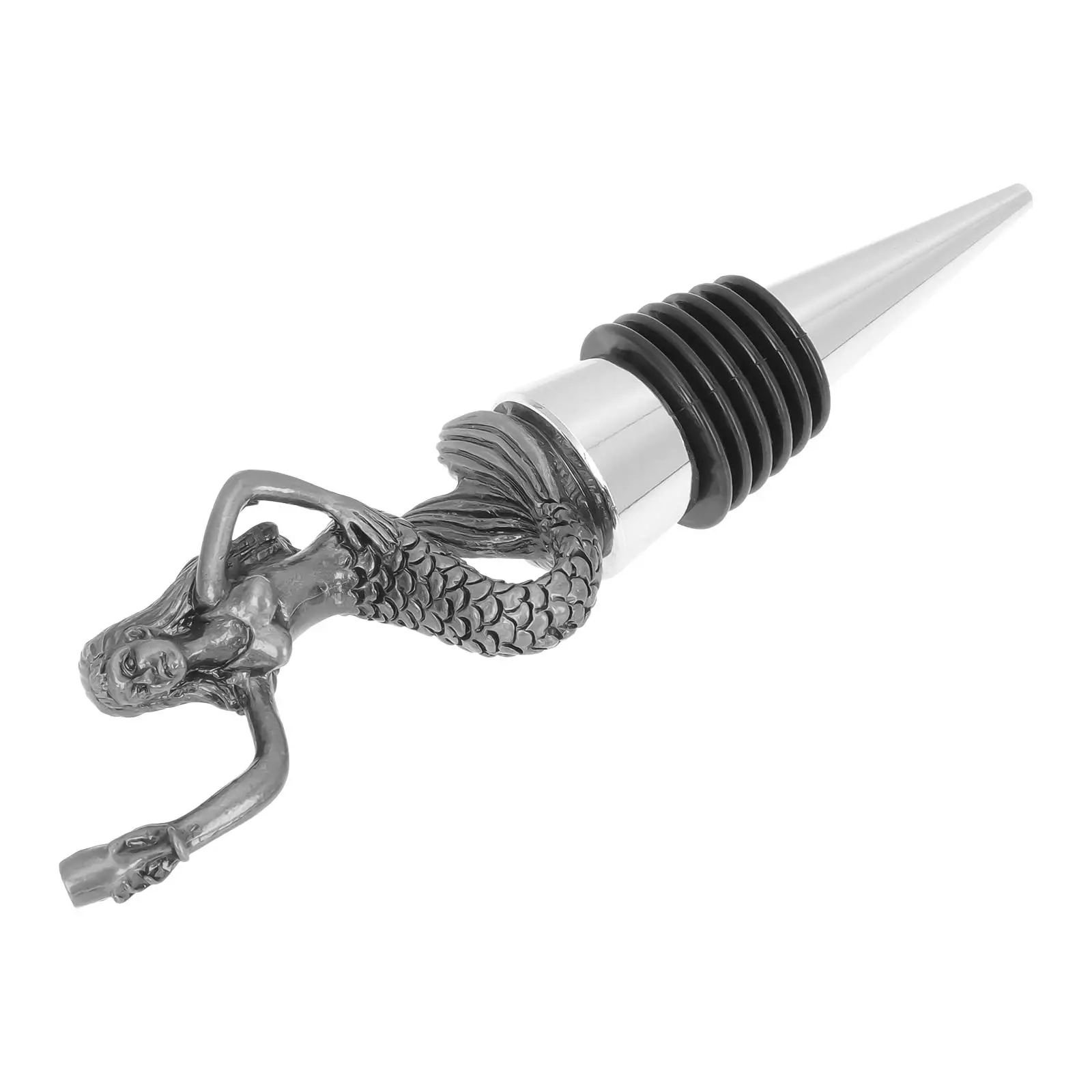 

Vacuum Wine Bottle Stopper Zinc Alloy Collapsible Corks Sealing Plug for Red Wine Olive Oil Vinegar Decorative
