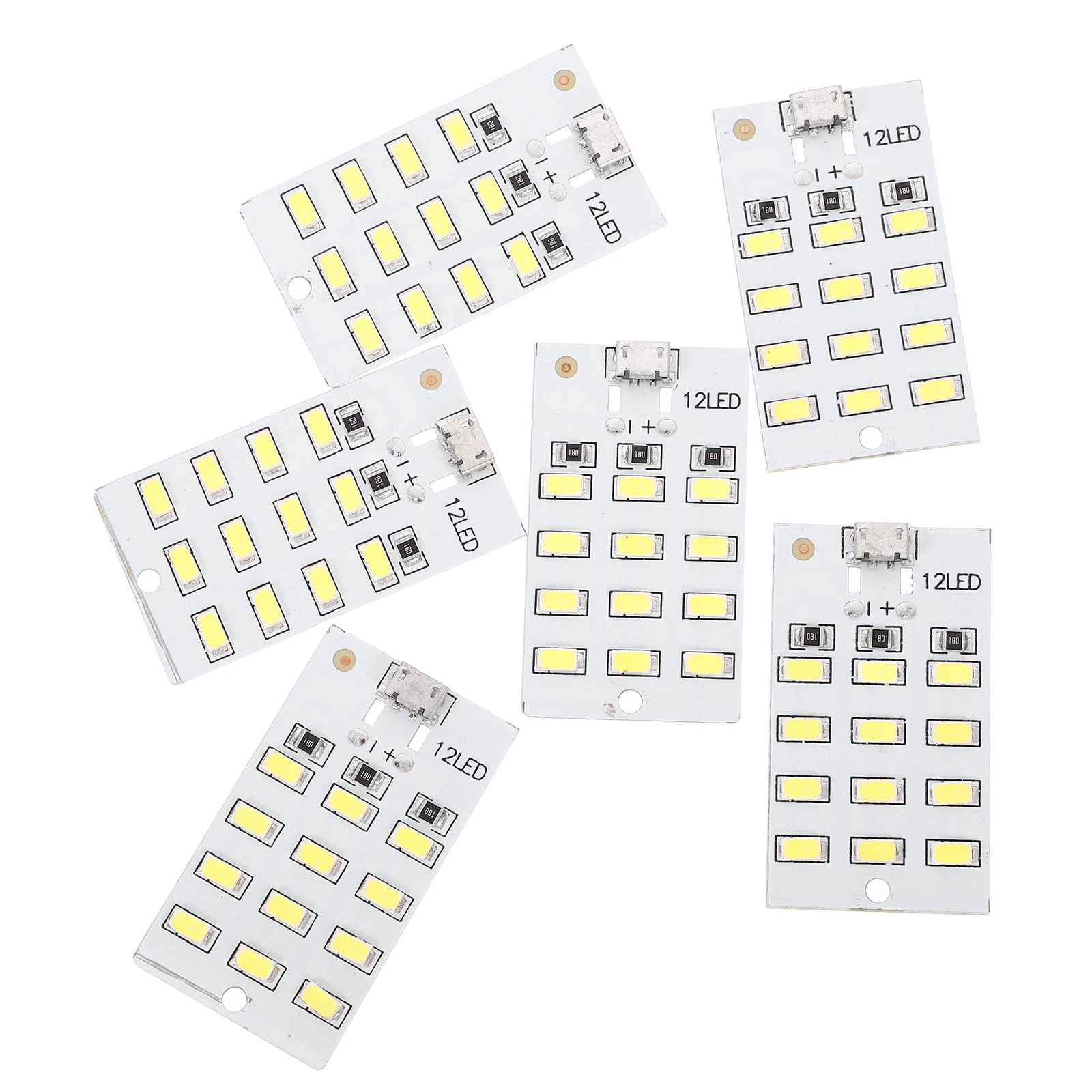 

6 Pcs LED Light Board Panel for Interior Lights Trailer Kit Car Lighting Accessories