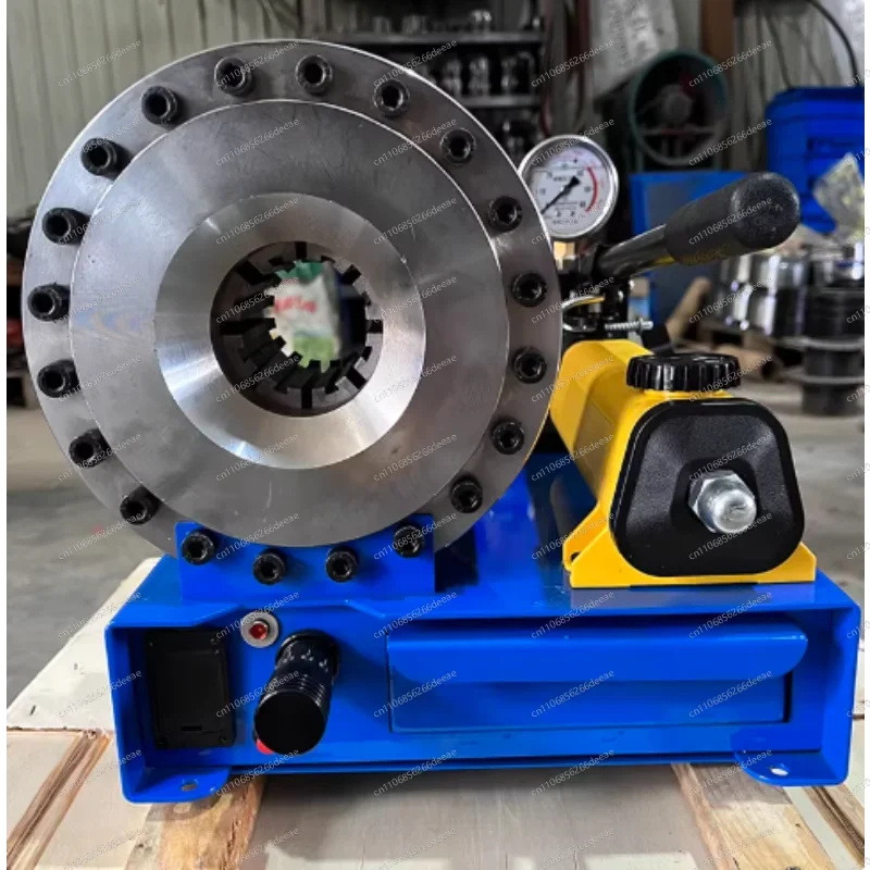 Manual Hydraulic Pipe Press – 7-Die Explosion-Proof Hose Crimping Tool, Heavy Duty & Portable for On-Site Repairs