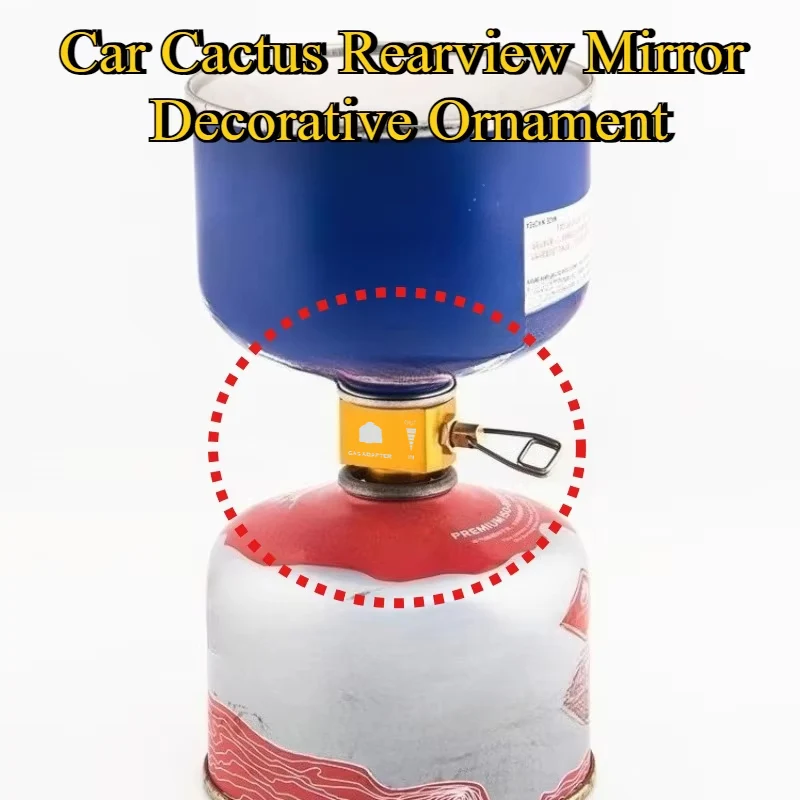 Pandatou Refill Flat Tank Conversion Adapter Portable Gas Canister Refill Adapter Explosionproof Fuel Transfer Device for Picnic