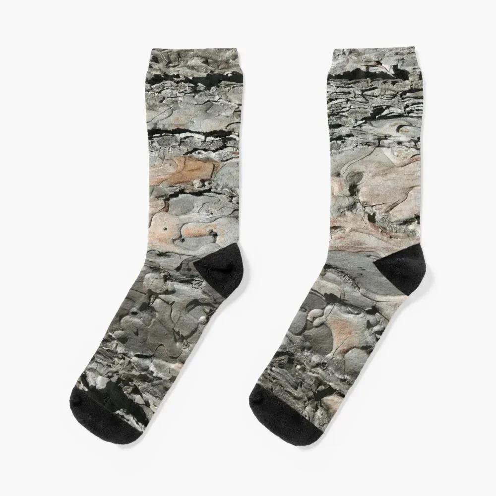 

Tree Bark Pattern Socks designer custom sports Male Socks Women's