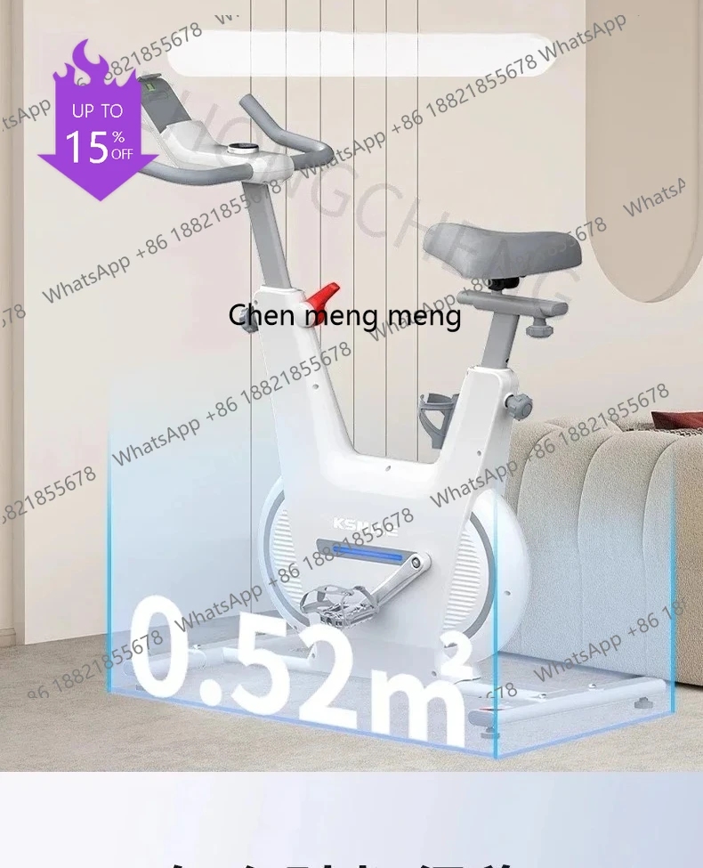 A49 New Spin Bike for Weight Loss, Small Smart Indoor Fitness Equipment for Home Use