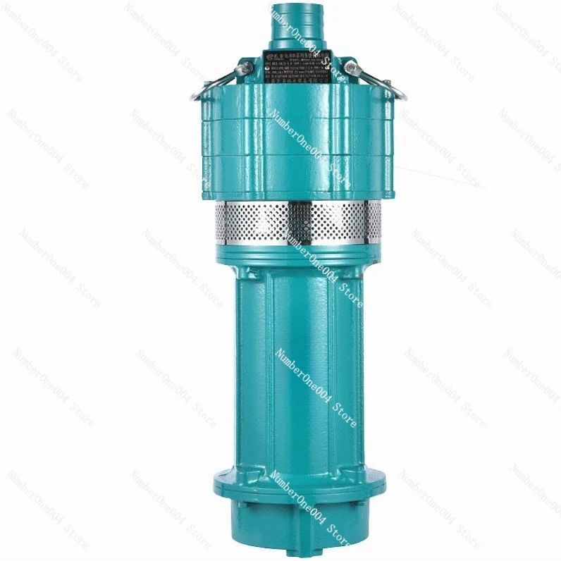 Suitable for QD multi-stage submersible pump oil immersed agricultural 220V high head small mouse pump 380V