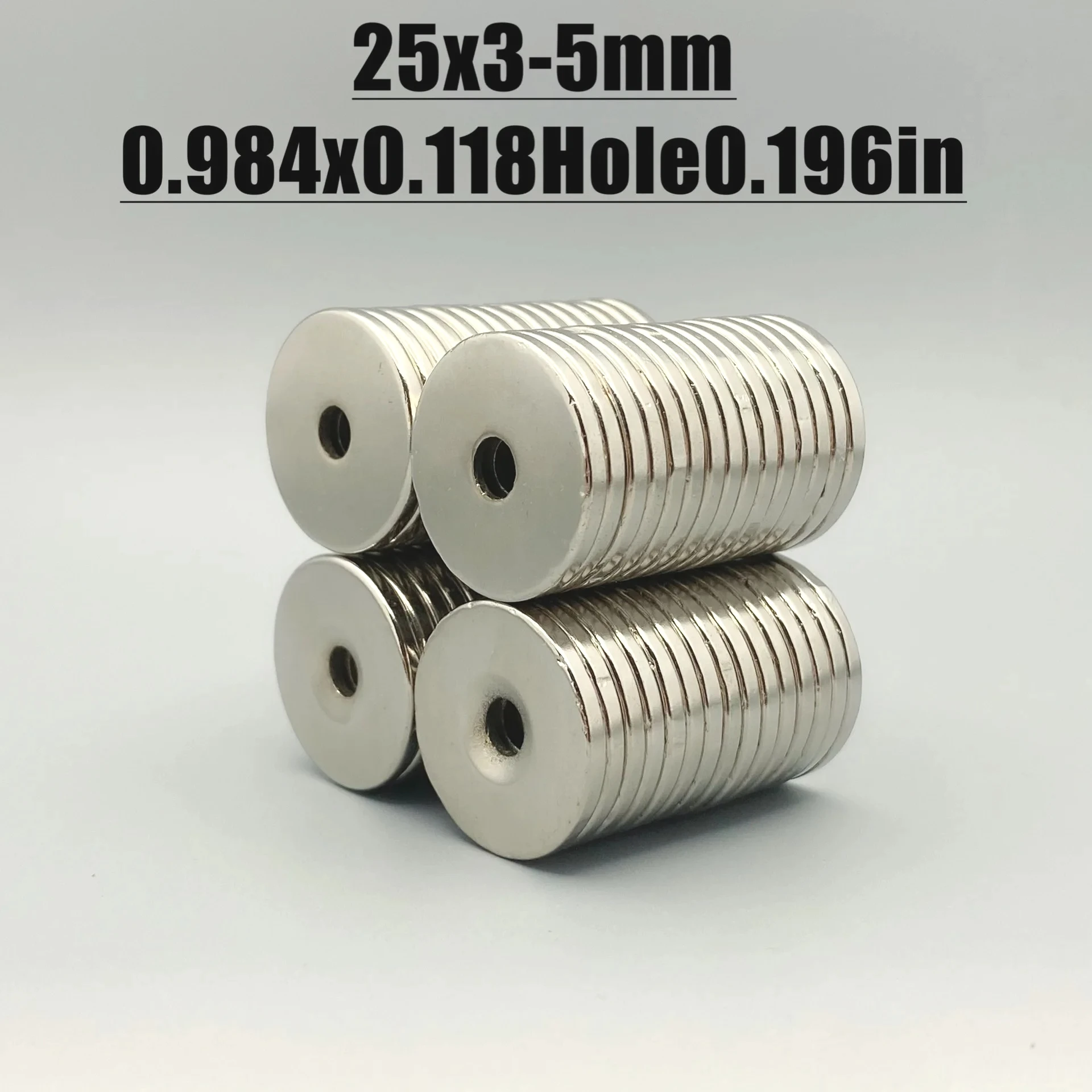 2-100pcs 25x3-5mm Magnet Neodymium Magnet N35 NdfeB Permanent Magnetic Imanes Fridge Magnets Round Shape 25*3-5 Magnet Accessory