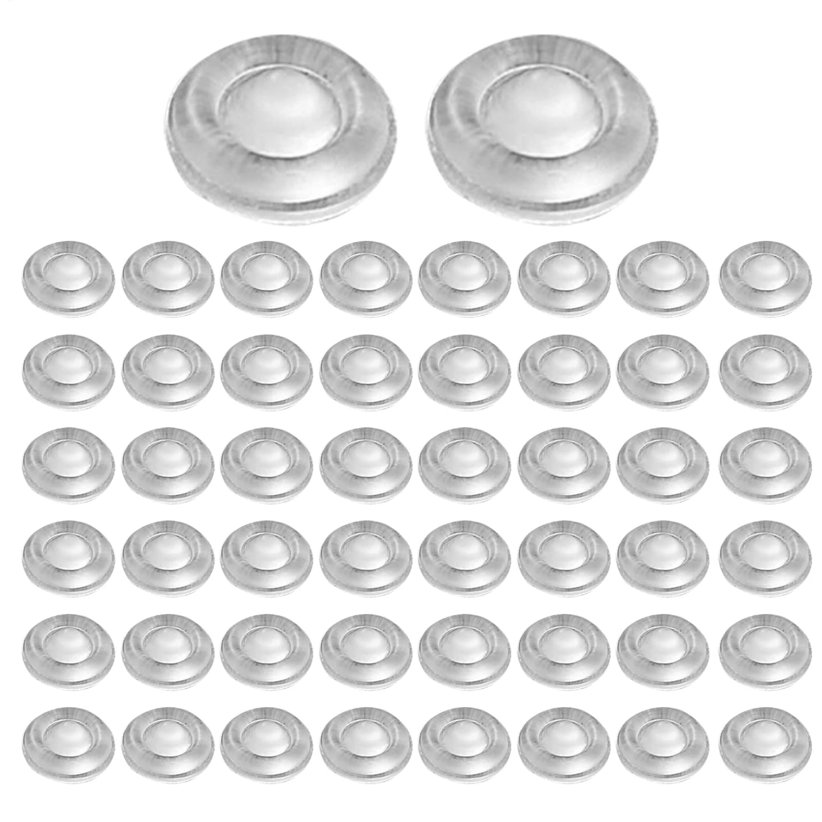 50Pcs Self Adhesive Clear Buffer Wall Stickers Bumper Toilet Cover Drawer Door Cabinets Anti-collision Rubber Silicone Pad