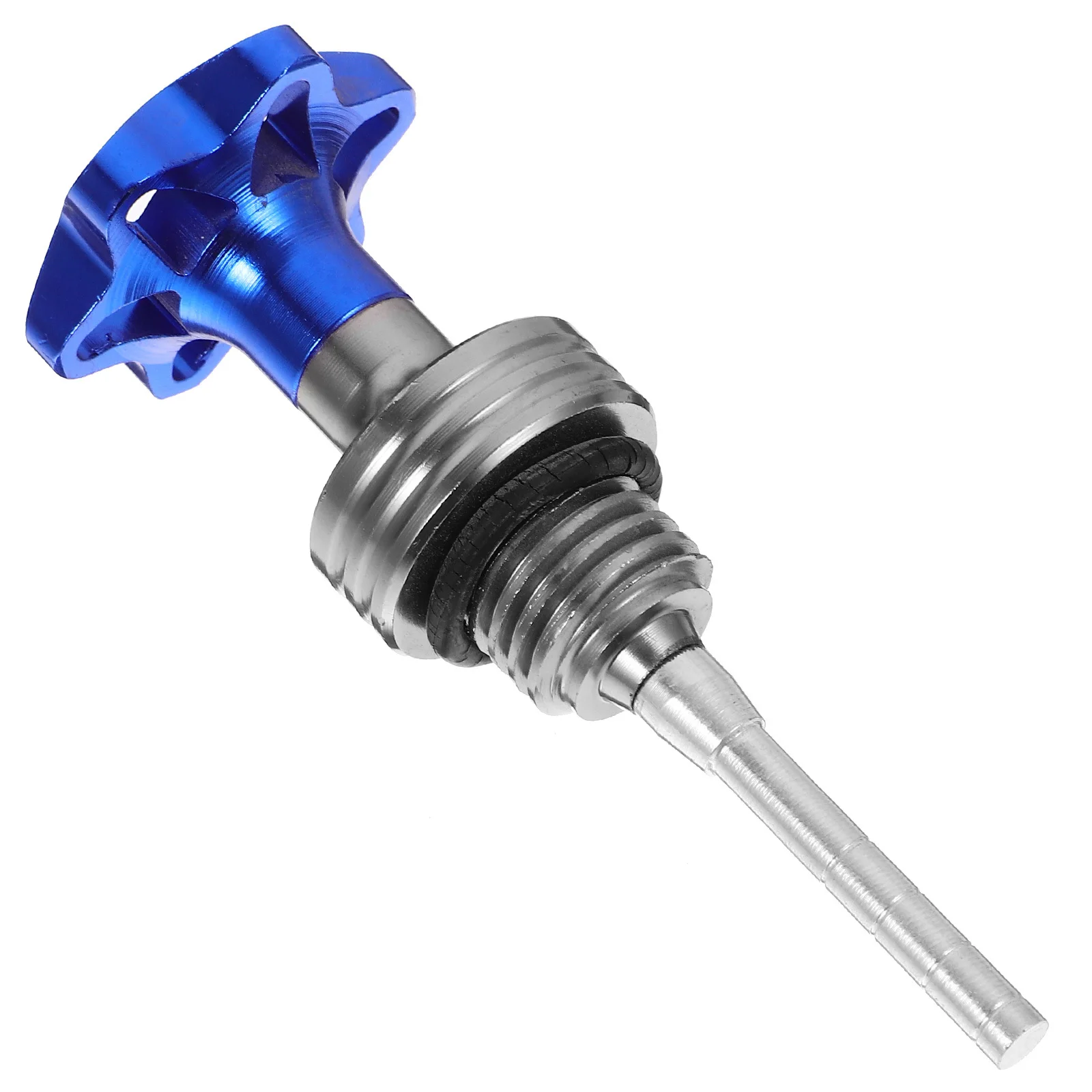 

Oil Tank Dipstick Aluminum Alloy Durable Motorcycle Engine Oil Level Gauge Easy Install Fuel Tank Measurement Replacement