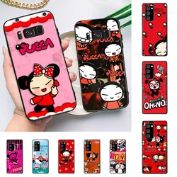 Cute Cartoon Pucca Garu Phone Case For Samsung J 7 plus 7core J7 neo J6 plus prime J6 J4 J5 Mobile Cover