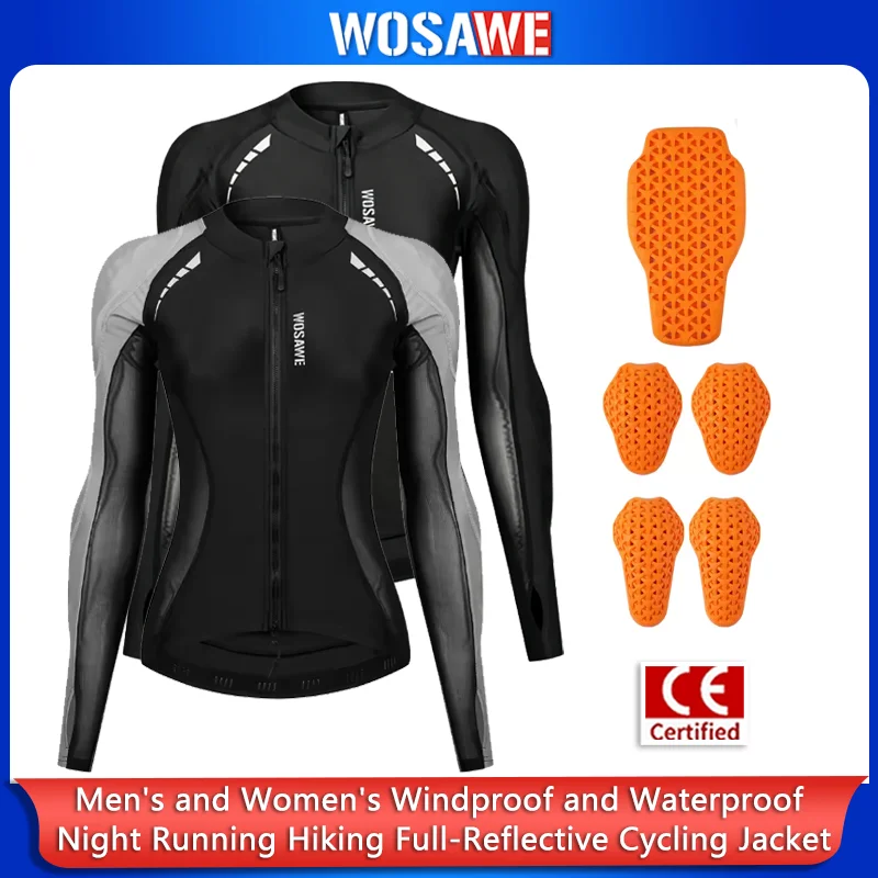 

WOSAWE Women Motorcycle Jacket Breathable Slim Fit Riding Shirt Protective Padded Street Motorcyclist Clothing