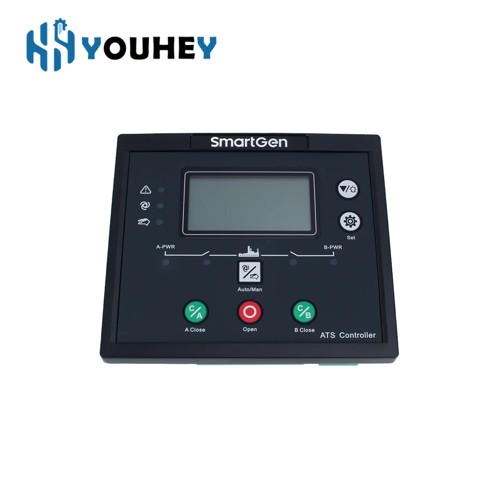HAT552 HAT553 Dual Power ATS Controller with Monitor Interface RS485 Compatible with SmartGen HAT-553