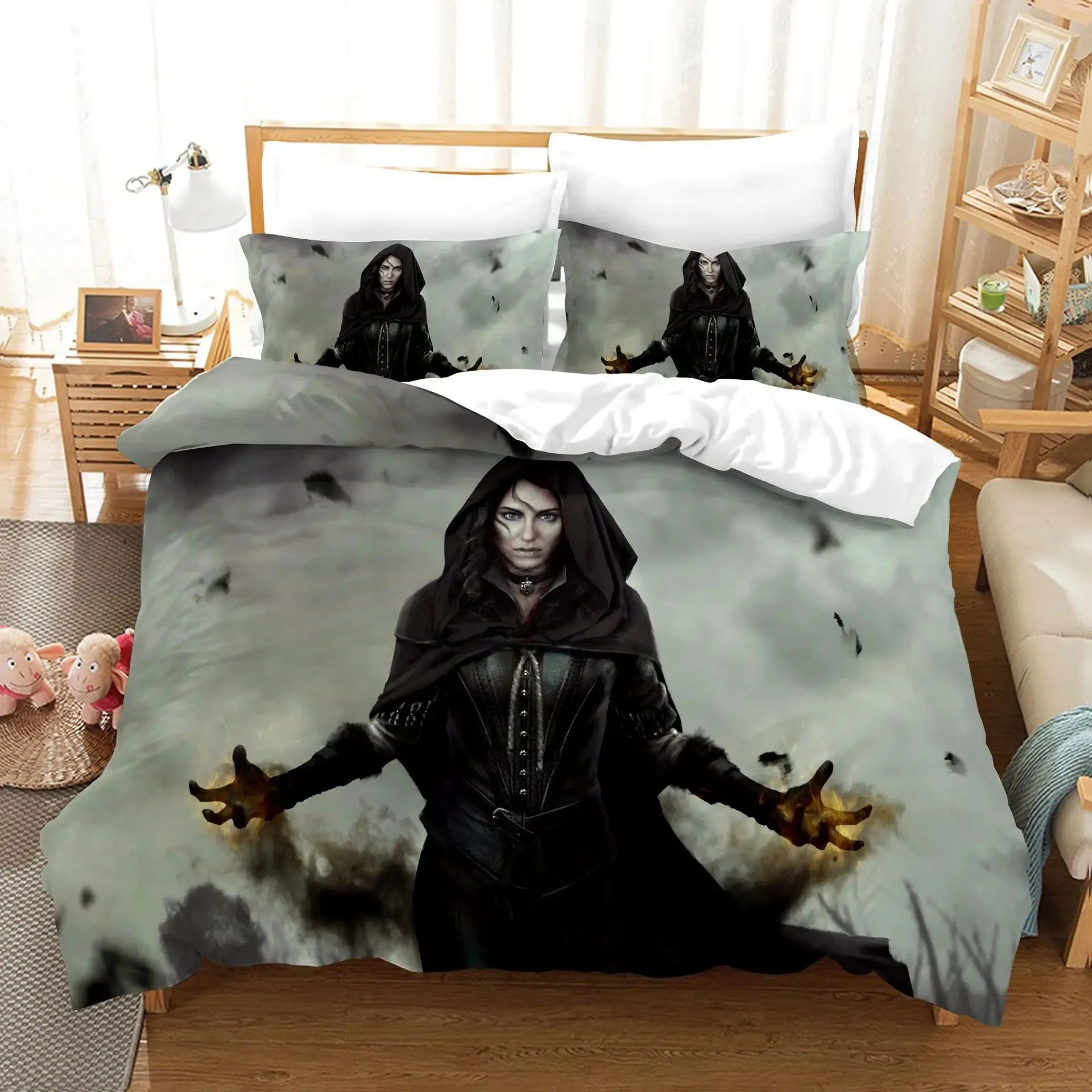 

Film ClintHutchison Bedding Set Sean Burnett Helen Print Duvet Cover Pillowcase Teenagers and Adult quilt cover