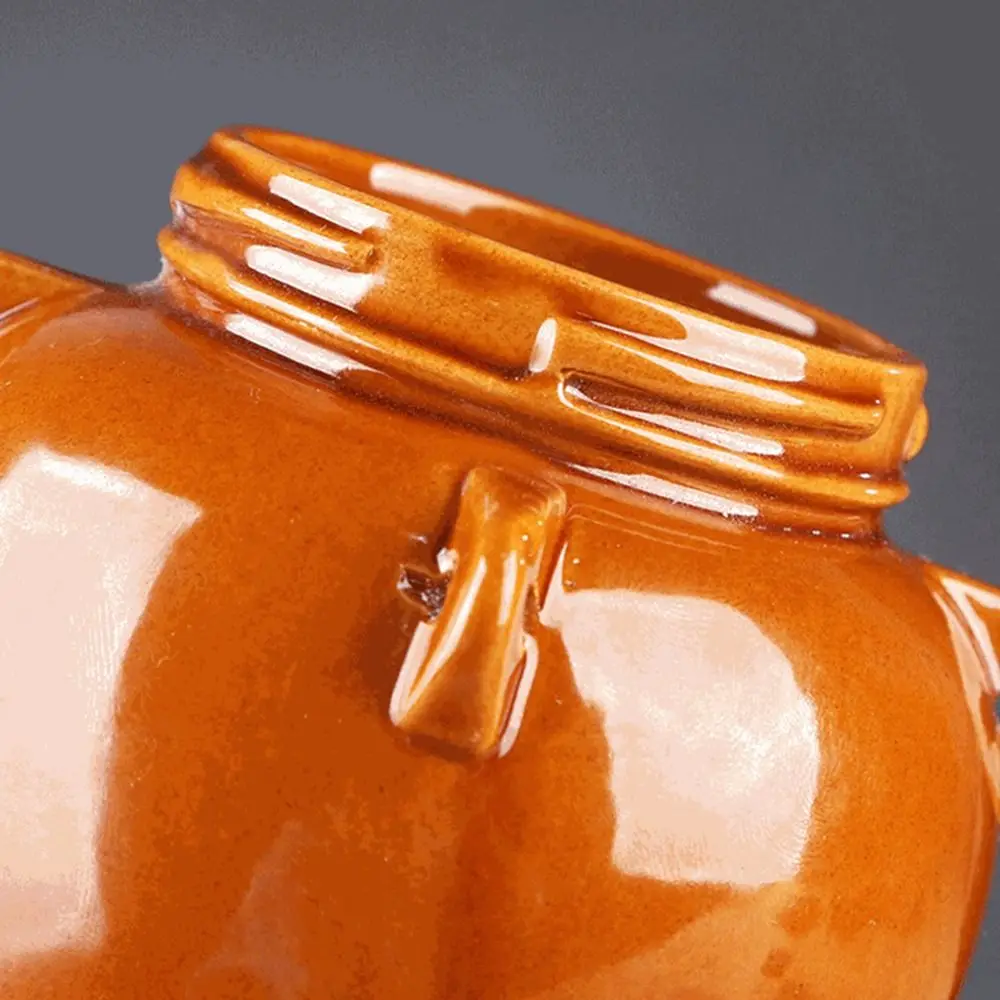 Large Capacity Ceramic Pickle Jar Sealed Ceramic /Mason Lid Kimchi Pickling Pot Keep Fresh Smooth Surface Fermenting Canister view 4