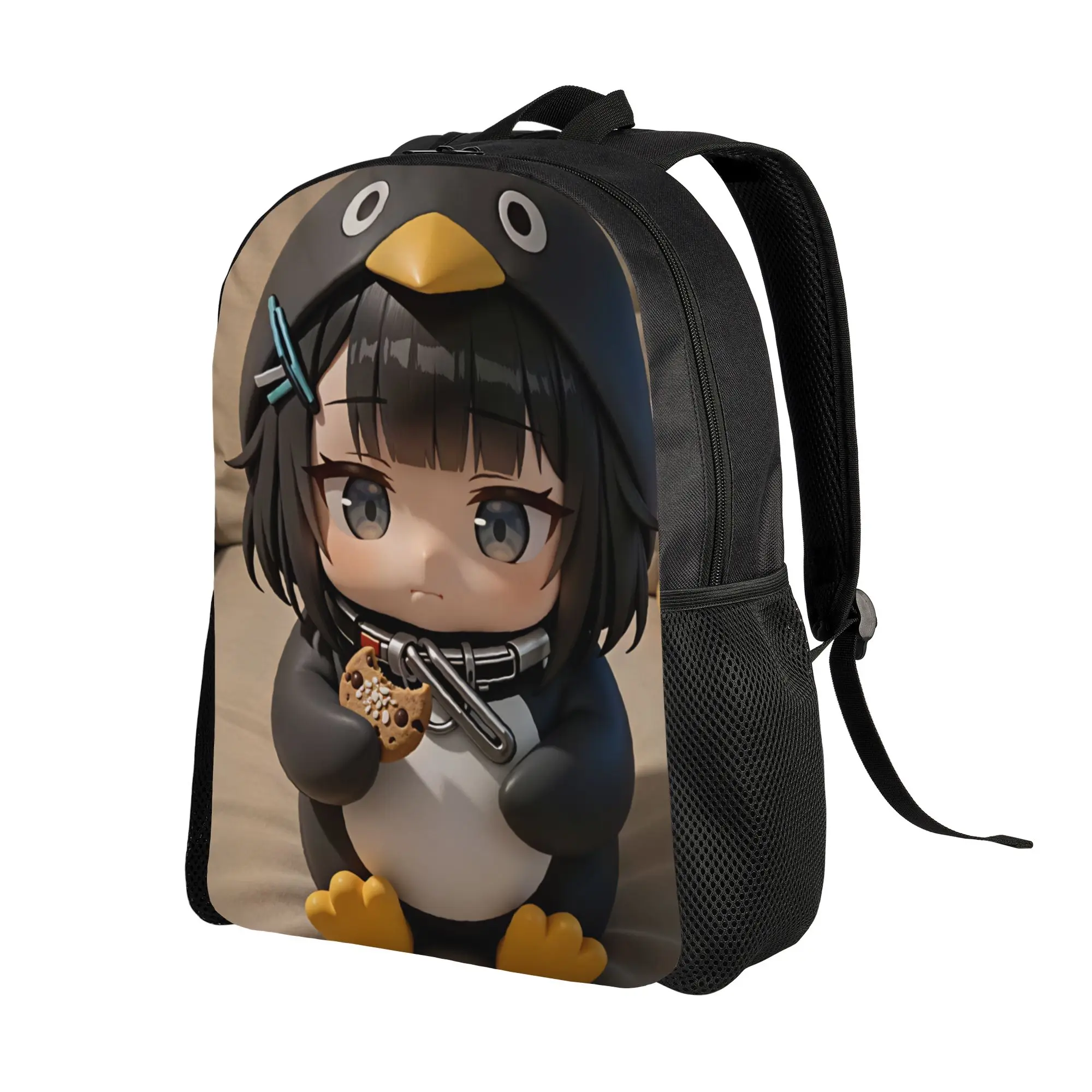 Gugu Gaga Penguin  Backpack  Streetwear Backpacks Girl Travel Print High School Bags Design Rucksack