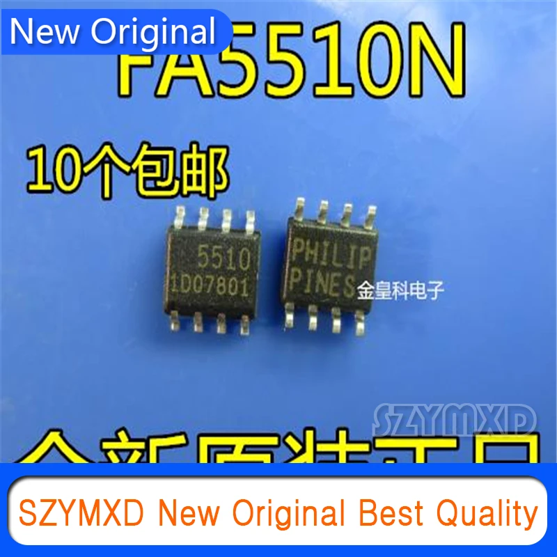 10Pcs/lot New Original 5510 SOP-8 FA5510 FA5510N is of excellent quality.