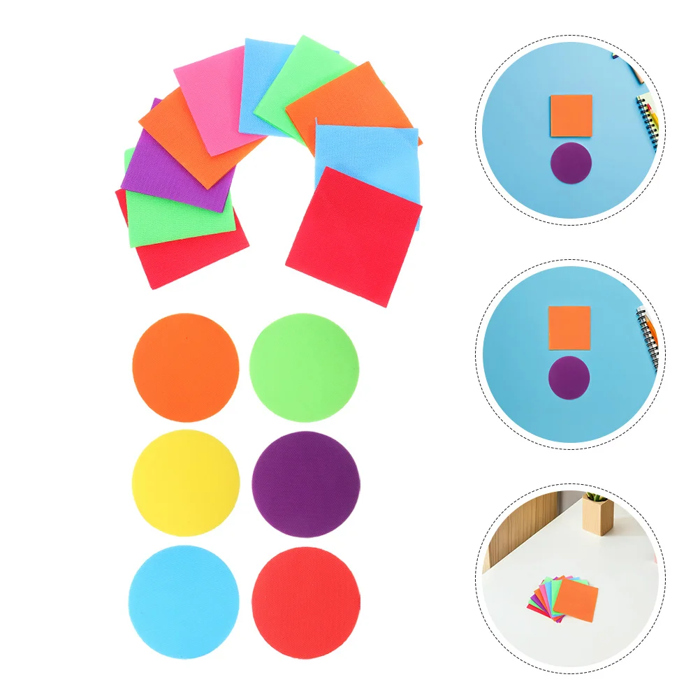 60Pcs Reusable Carpet Markers for Kids Preschool Floor Dots Kindergarten Activity Circle Square Classroom Sitting