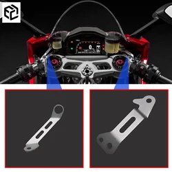 Motorcycle Brake And Clutch Contrlo Fluid Oil Reservoir Cup Tank Bracket For DUCATI V4 V2 1299 1199 899 959