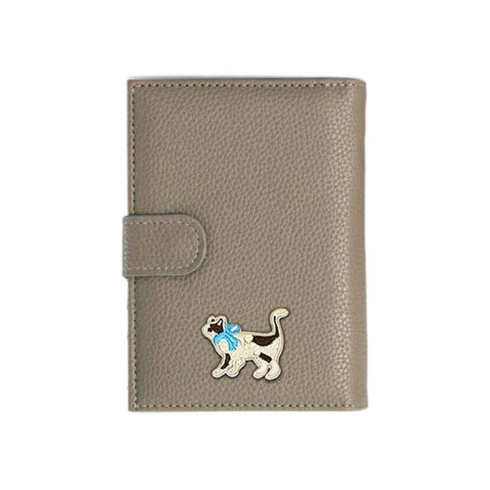 

Креативный держатель для карт из ПУ, чехол для паспорта, обложка для билетов, складной кошелек, многофункциональный картхолдер, сумка для хранения карт, мужской.