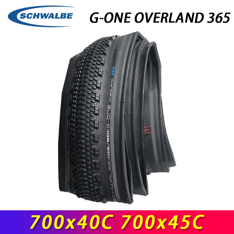 SCHWALBE Original G-ONE OVERLAND 365 Tubeless Bicycle Tire for The All-Season Gravel MTB XC Off-Road Bike Cycling Parts