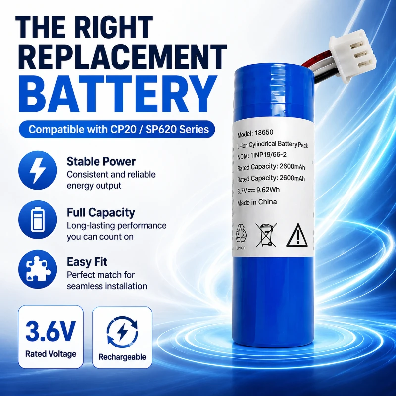2600mah Suitable for Lakala Wireless Terminal Battery CP20 Payment Code Machine SP620 Battery Full Capacity Rechargeable Battery