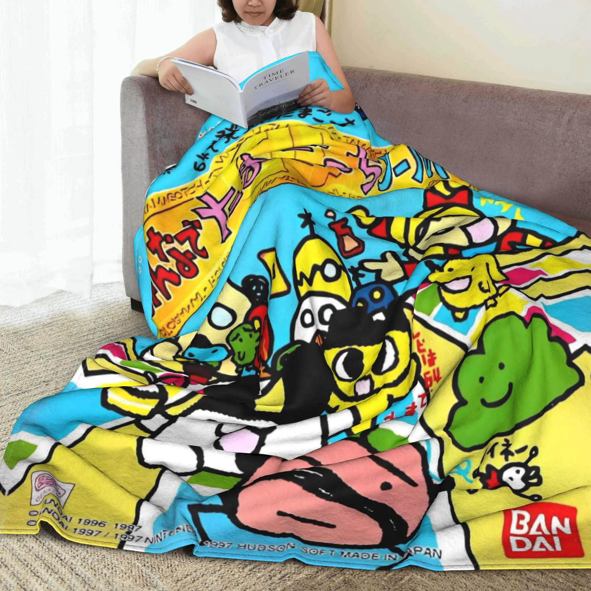 اليابانية Tamagotchis بطانية دافئة لينة الجمالية أفخم رمي بطانية للطفل الأريكة السرير الفانيلا المفرش غطاء السرير #4