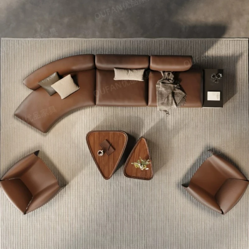 モダンで豪華な曲線ソファ 北欧ミニマリストオフィスホテルロビ - Office Furniture Luxury のレビューと価格