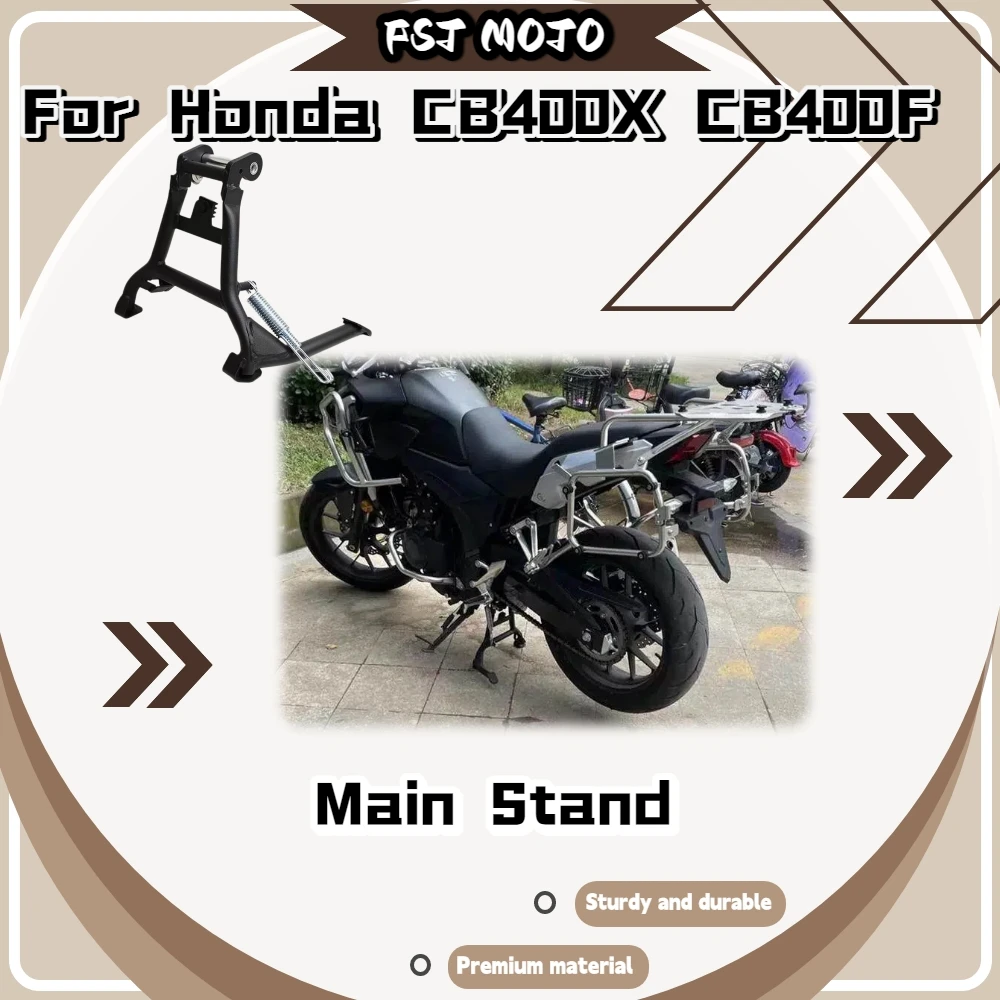 For Honda CB400X CB400F Special Main Center Stand Solid Support Frame Kickstand Bracket Mod Accessories