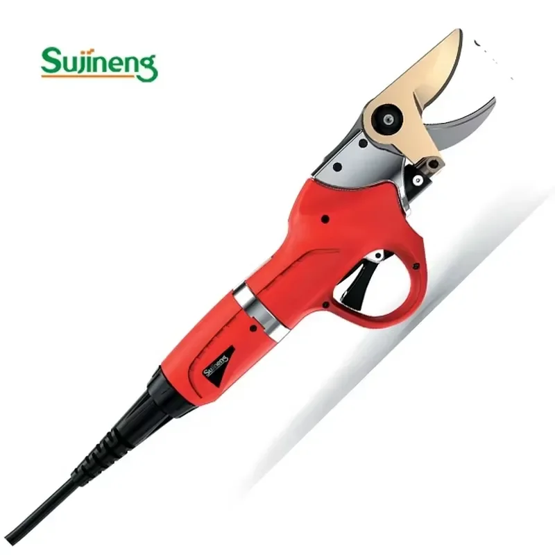 Cordless Electric Pruning Shears for Orchard Trees Garden Hand Tool Sharp Blade Battery Powered Cutter for Branches Trimming