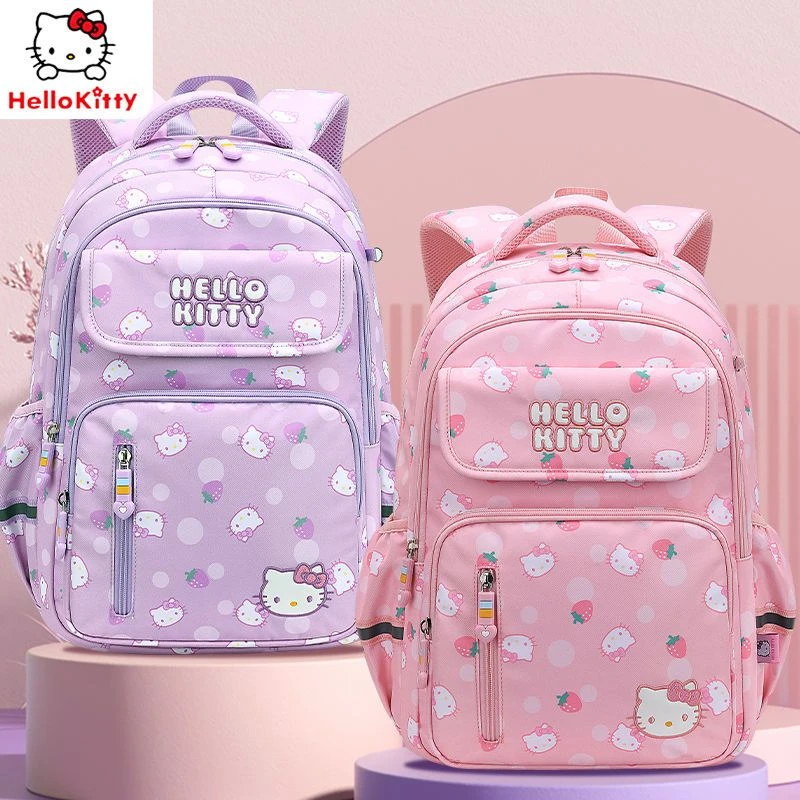 Sanrio Cinnamoroll Girls\' School Backpack Children\'s Schoolbag Primary School Student Girls\' Spine Protection Burden Reduction