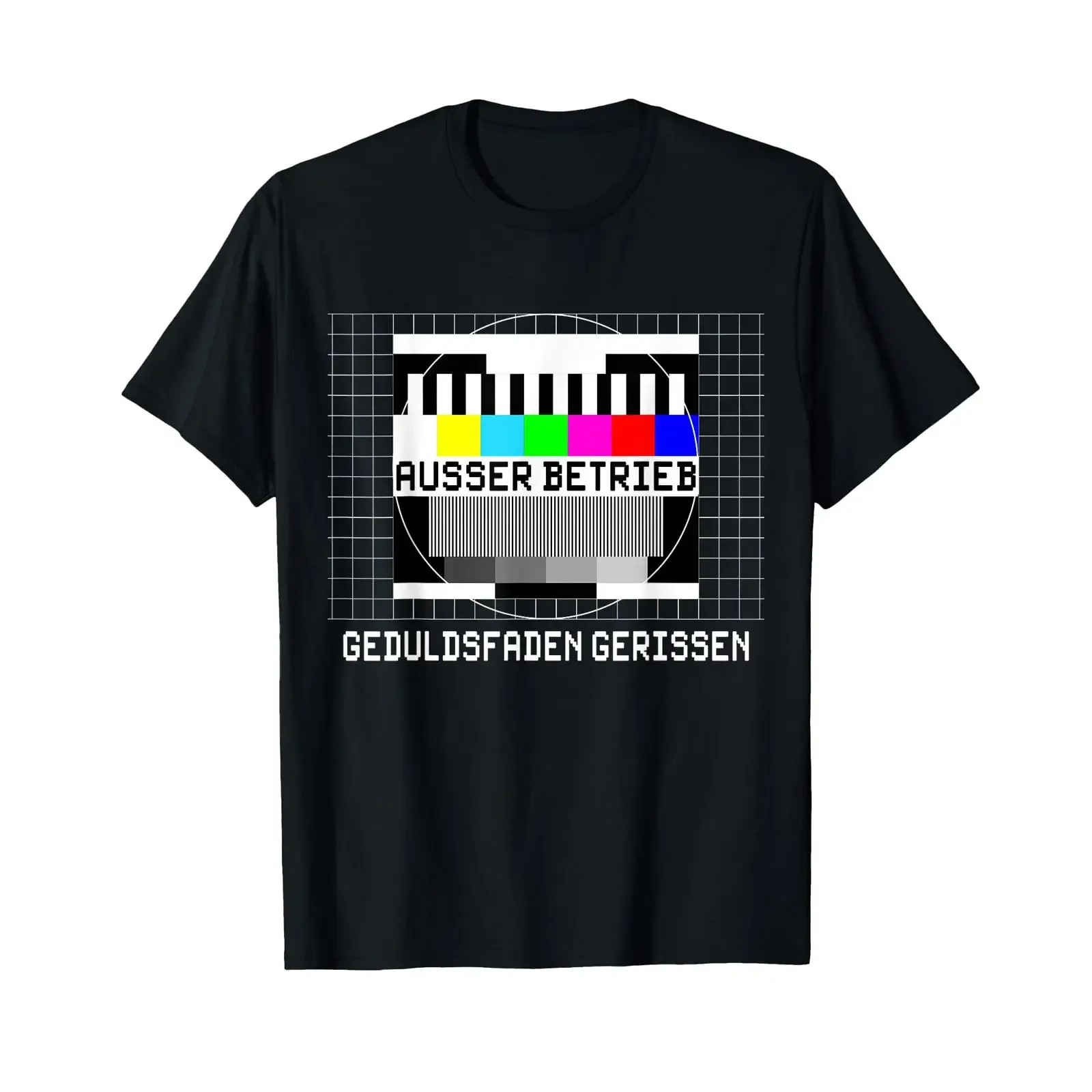 Out of order patience has snapped Funny saying T shirt vintage Washed Top For Everyday Wear Slightly streetwear Versatile