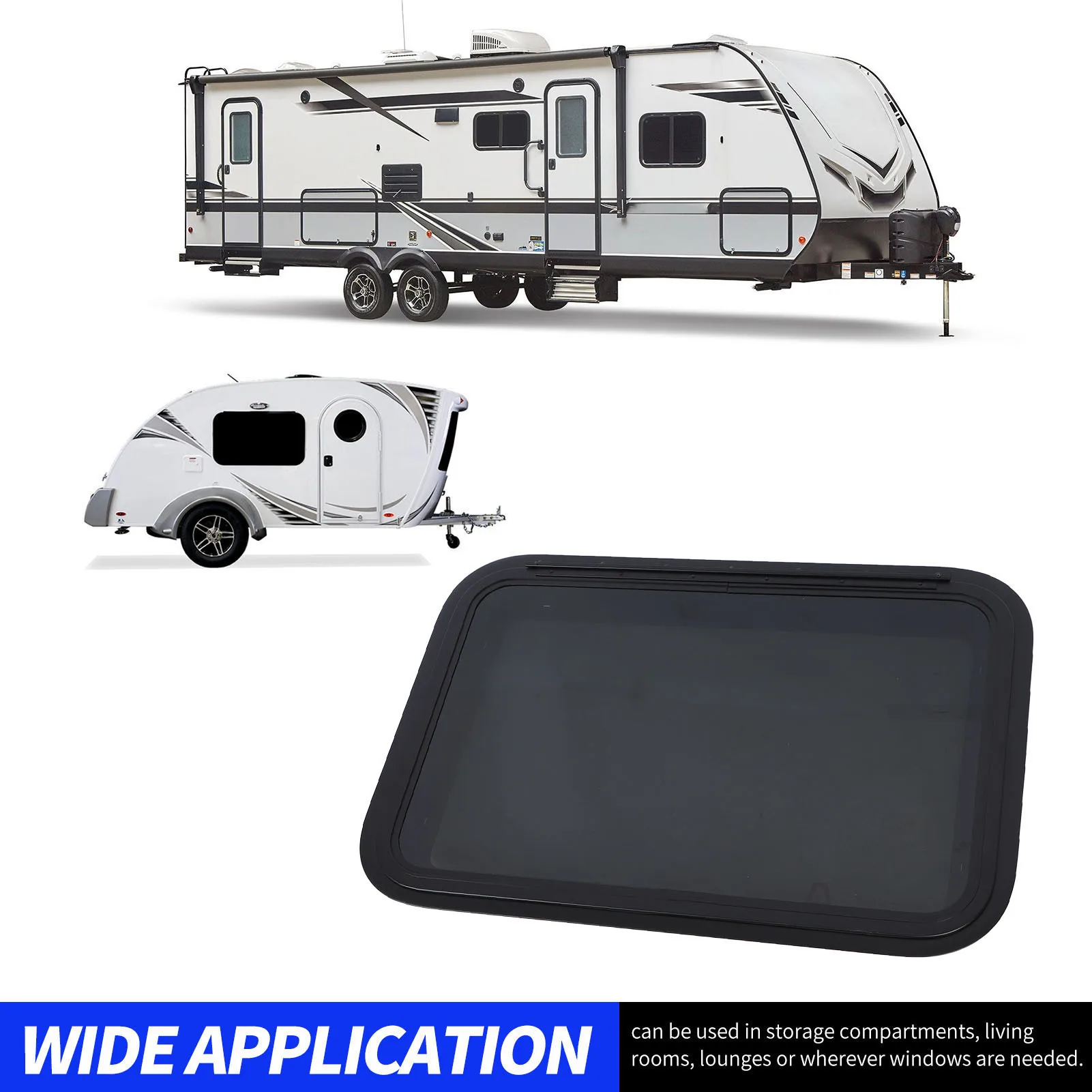 창문 자외선 차단 RV 창문 산화 방지 알루미늄 합금 프레임 트림 포함 모터홈용