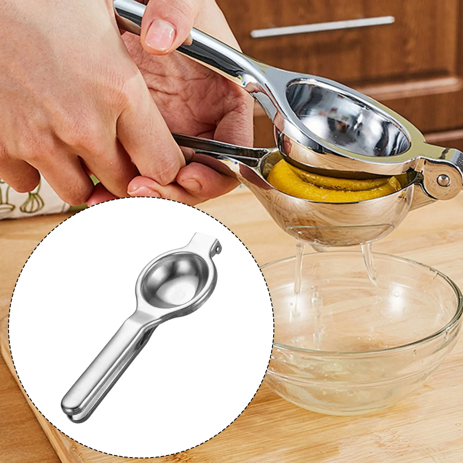 

Пресс для цитрусовых из нержавеющей стали, ручная соковыжималка для лимонов, апельсинов, фруктов, металлический пресс для лайма, кухонный инструмент для бара