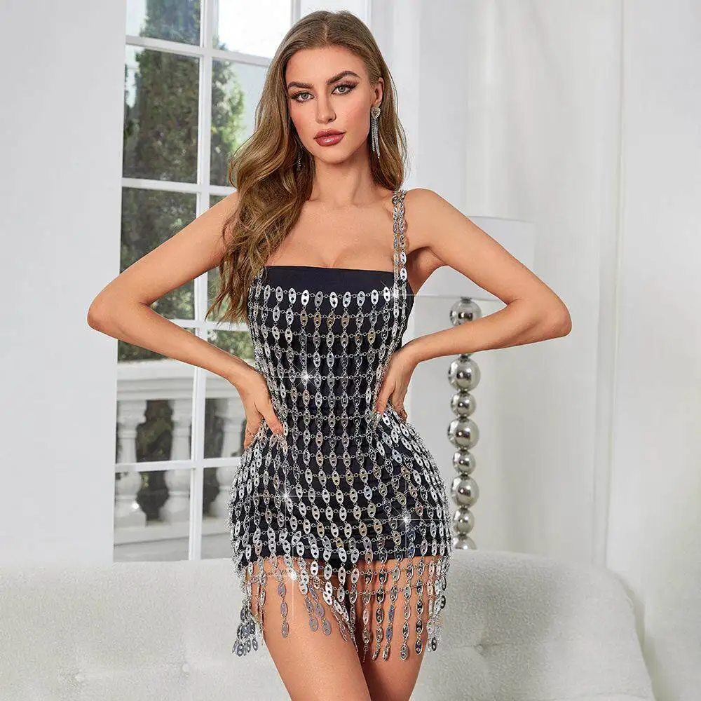 

Sexy Backless Acrylic Set New Summer Cross-Border HD21045 Street Style Mid-Low Waist PVC Fabric Pure Color Casual Pants