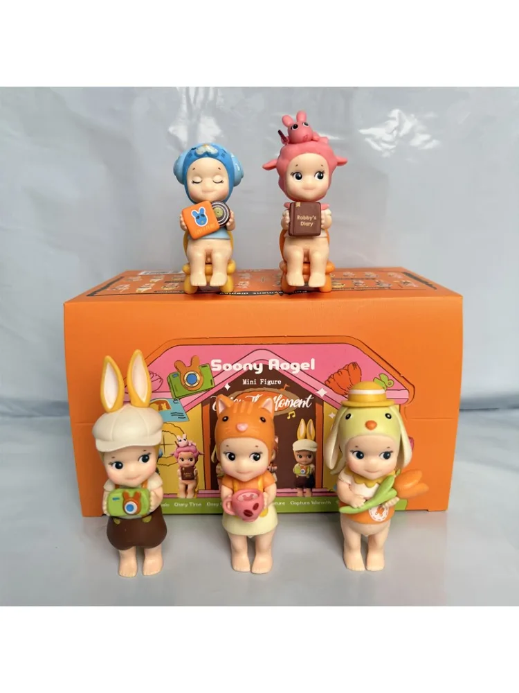 Besitzersinnliche Puppe „Live Well“-Serie Engel Blind Box Anime-Modellpuppe Desktop-Auto-Dekoration Ornament Weihnachtsgeschenk Überraschungsspielzeug