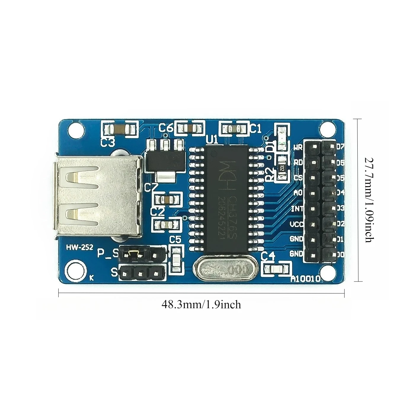 CH376S USB Host Module U Disk Read Write Interface USB Master Controller for Arduino STM32 Data Storage