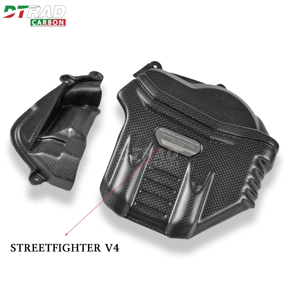 Voor Ducati Streetfighter V4/S 2020-2024 Real Carbon Fiber Matte Body Volledige Kuip Kit Motorfiets Modificatie Accessoire spoiler