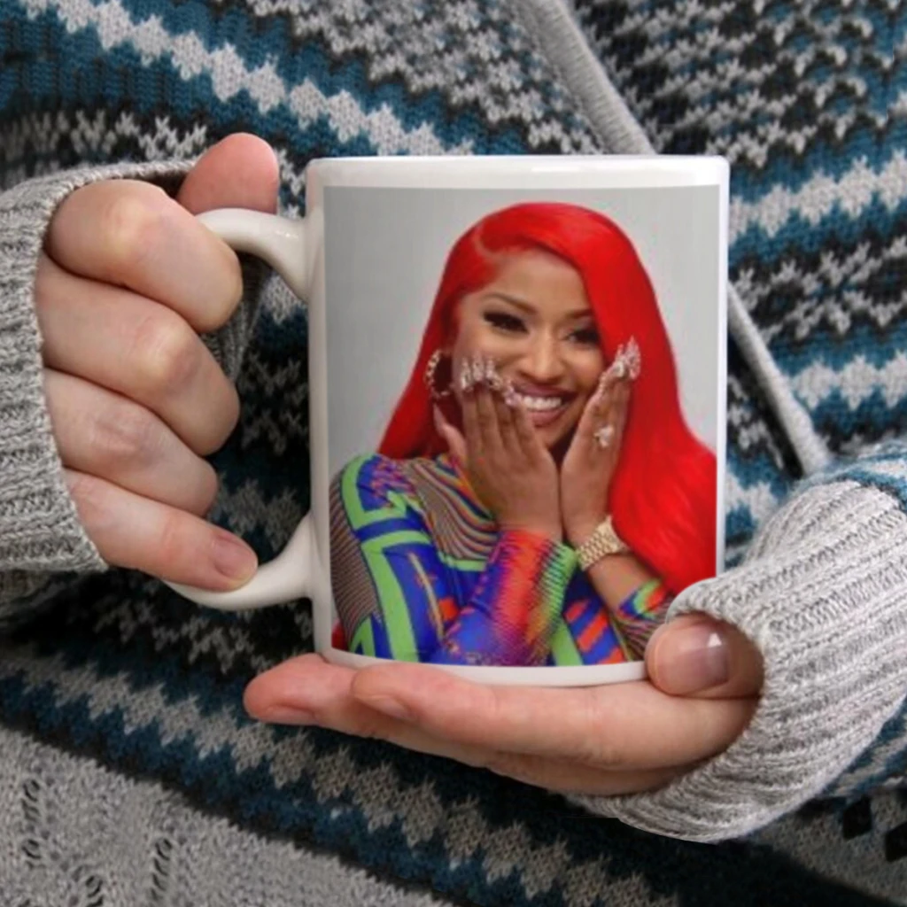 

Nicki Minaj Rapper 11oz Afternoon Tea Mug Multifunctional Ceramic Coffee Mug Porcelain Coffee Cup Drinking Cup