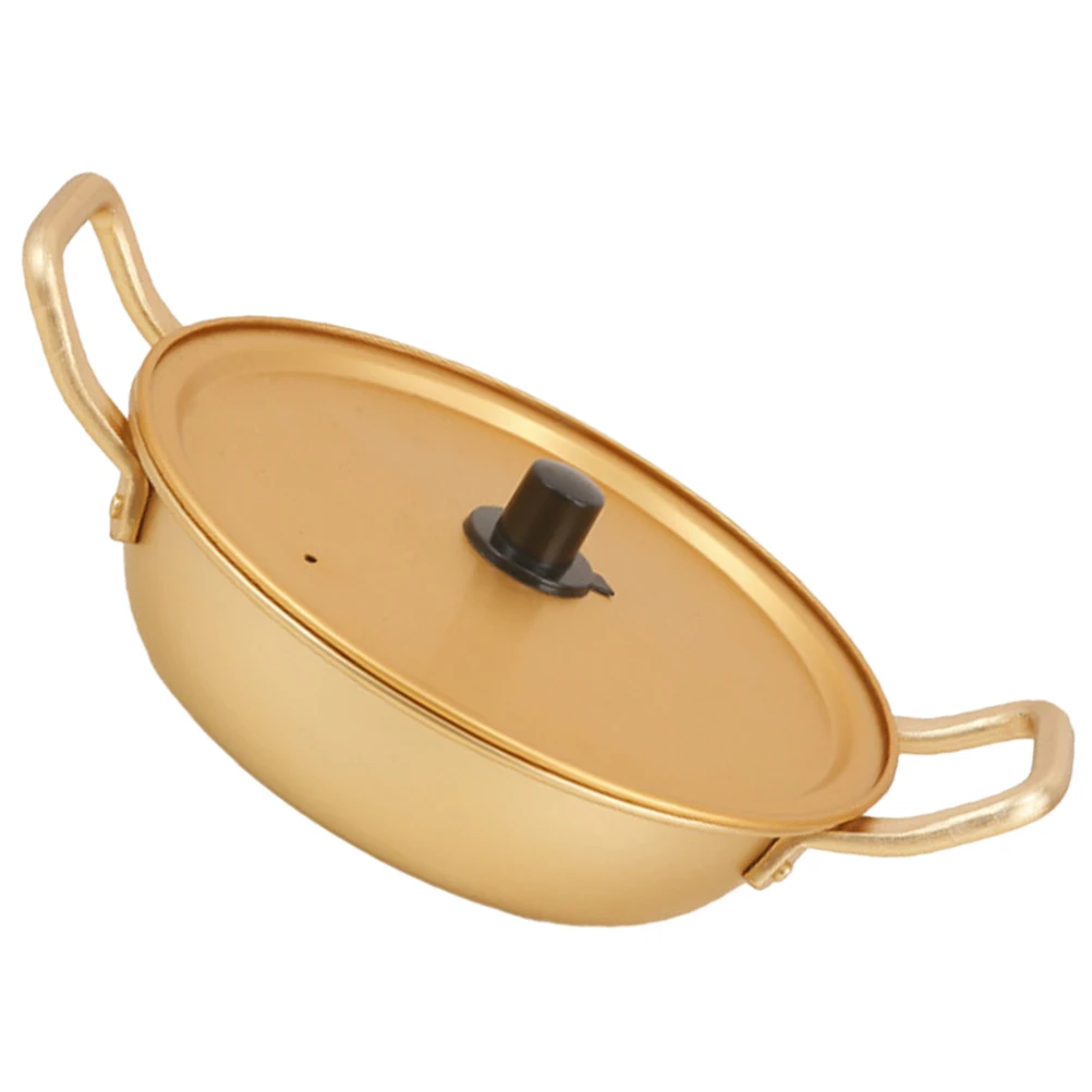 

Camping Pot Pressure Cooker Daily Use Golden Aluminum Stainless Steel Noodle Bowl