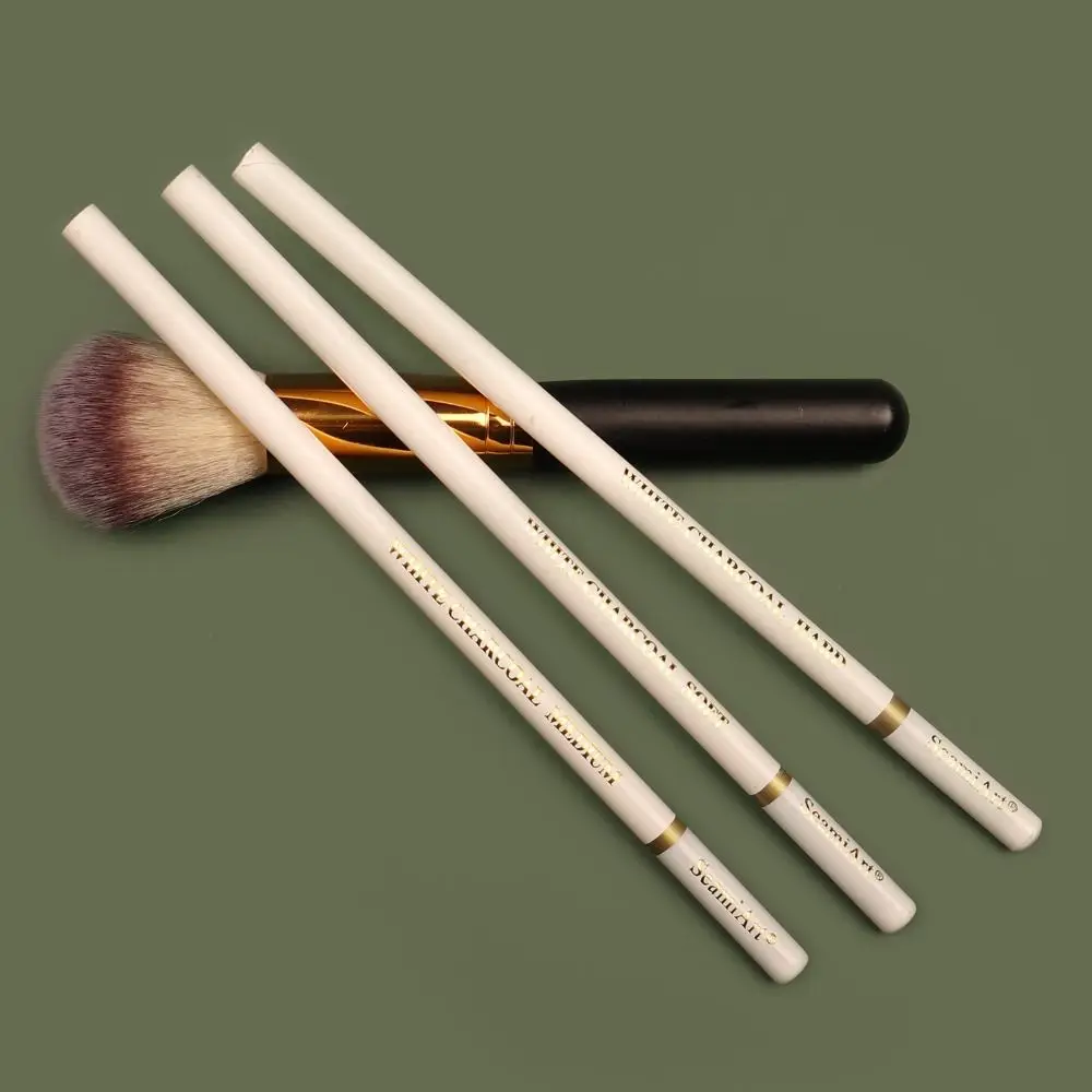 

3Pcs/Set White charcoal White Sketch Charcoal Pencils 3Pcs/Set School Supplies Highlight Carbon Pens Art Craft Tools