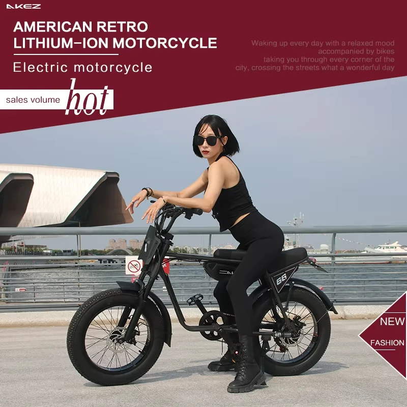 Electric bicycle1500W high-power 48V18AH lithium battery E-bike 20Inch Fat Tire Hydraulic Brake mountain off-road Electric Bike